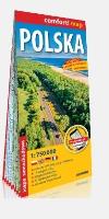 Okładka książki Comfort! map Polska 1:750 000 laminat w.2022