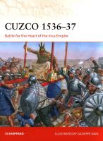 Cuzco 1536-37. Autor: Si Sheppard. SmakLiter.pl Okładka książki Cuzco 1536-37