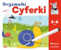 Cyferki. Gryzmołki. Autor: Dybowska Bożena Grabek Anna, Justyna Perkuszewska-Staniszewska. SmakLiter.pl Okładka książki Cyferki. Gryzmołki