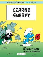 Czarne Smerfy T.1. Autor: Peyo, Yvan Delporte. SmakLiter.pl Okładka książki Czarne Smerfy T.1