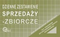 Dzienne zestawienie sprzedaży R04-H. Wydawca: MICHALCZYK I PROKOP. SmakLiter.pl Opakowanie Dzienne zestawienie sprzedaży R04-H