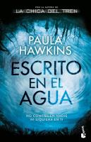 Escrito en el agua. Autor: Hawkins Paula. SmakLiter.pl Okładka książki Escrito en el agua