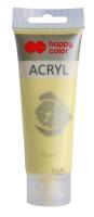 Opakowanie Farba akrylowa 75ml żółta pastel HAPPY COLOR