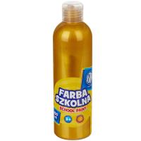 Opakowanie Farba szkolna Astra 250ml metaliczna złota