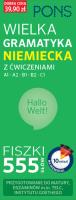 Okładka książki Fiszki 555 Wielka gramatyk niemiecka z ćw. A1/B2