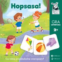 Gra Hopsasa! Kapitan Nauka. Autor: Opracowanie zbiorowe. SmakLiter.pl Okładka książki Gra Hopsasa! Kapitan Nauka