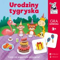 Gra Urodziny tygryska Kapitan Nauka. Autor: Opracowanie zbiorowe. SmakLiter.pl Okładka książki Gra Urodziny tygryska Kapitan Nauka