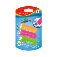 Opakowanie Gumka uniwersalna Keyroad Roofix 3 sztuki blister mix kolorów