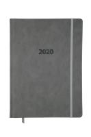 Opakowanie Kalendarz 2020 KK-A4TL książkowy A4 tygodniowy Lux szary