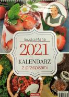 Okładka książki Kalendarz 2021 z przepisami Siostry Marii