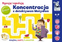 Kapitan Nauka. Koncentracja z detektywem Motywem. Autor: Filip Depa. SmakLiter.pl Okładka książki Kapitan Nauka. Koncentracja z detektywem Motywem