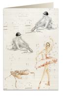 Opakowanie Karnet B6 + koperta 5653 Baletnica