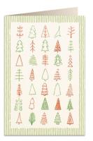 Opakowanie Karnet B6 + koperta 5951 Święta choinki