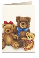 Opakowanie Karnet B6 + koperta 7537 Pluszowe misie