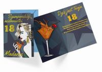 Opakowanie Karnet B6 PR-393 Urodziny 18