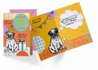 Opakowanie Karnet B6 PR-395 Urodziny 18