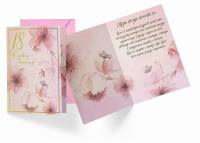 Opakowanie Karnet B6 PR-398 Urodziny 18