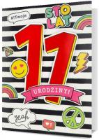 Opakowanie Karnet B6 Urodziny 11 HM200-2457