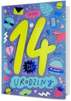 Opakowanie Karnet B6 Urodziny 14 HM200-2460