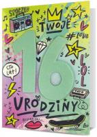 Opakowanie Karnet B6 Urodziny 16 HM200-2462