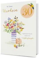 Opakowanie Karnet B6 Urodziny 30 HM200-2449