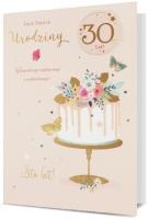 Opakowanie Karnet B6 Urodziny 30 HM200-2454