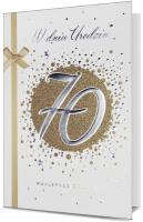 Opakowanie Karnet B6 Urodziny 70 HM200-2421