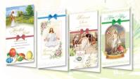 Opakowanie Karnet DL De Lux Wielkanoc religia MIX (10szt.)