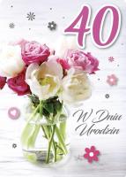 Okładka książki Karnet Urodziny 40 GM-810