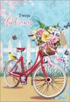 Opakowanie Karnet Urodziny n naklejanymi cyframi HM-200-1226