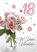 Okładka książki Karnet Urodziny Osiemnastka GM-808