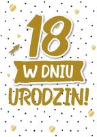 Okładka książki Karnet Urodziny Osiemnastka GM-824