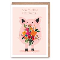 Opakowanie Kartka okolicznościowa Świnka K150