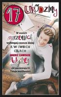 Opakowanie Kartka okolicznościowa Urodziny 17 U95