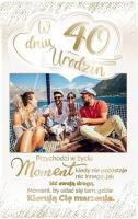 Opakowanie Kartka okolicznościowa Urodziny 40 PS16