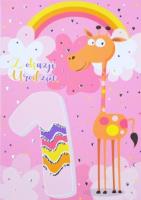 Opakowanie Kartka okolicznościowa Urodziny Roczek TS04