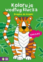Kropka do kropki. Koloruję według klucza. Autor: Opracowanie zbiorowe. SmakLiter.pl Okładka książki Kropka do kropki. Koloruję według klucza