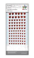 Opakowanie Kryształki samoprzylepne serca mix rozmiarów