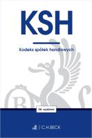 KSH. Kodeks spółek handlowych wyd. 36. Autor: Opracowanie zbiorowe. SmakLiter.pl Okładka książki KSH. Kodeks spółek handlowych wyd. 36