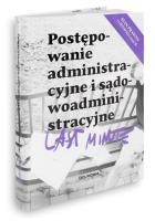 Last Minute. Prawo postępowanie administracyjne.... Autor: Bronny Piotr, Bogusław Gąszcz. SmakLiter.pl Okładka książki Last Minute. Prawo postępowanie administracyjne...