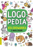 Okładka książki Logopedia. Kolorowanka z naklejkami 4