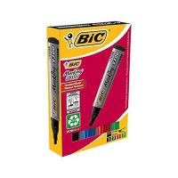 Opakowanie Marker Permanentny Eco ścięty Mix 4 kolory BIC