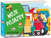 Moje pojazdy Na budowie. Autor: Wójcik Elżbieta. SmakLiter.pl Okładka książki Moje pojazdy Na budowie