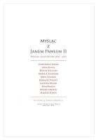 Myśląc z Janem Pawłem II Wykłady Janopawłowe.... Autor: Opracowanie zbiorowe. SmakLiter.pl Okładka książki Myśląc z Janem Pawłem II Wykłady Janopawłowe...