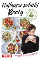 Najlepsze sałatki Beaty. Autor: Pawlak Beata. SmakLiter.pl Okładka książki Najlepsze sałatki Beaty