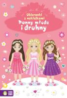 Okładka książki Panny młode i druhny. Ubieranki z naklejkami