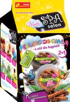 Opakowanie Peeling do ciała & sól do kapieli. Kawa z cynamon.