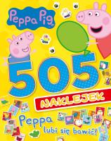 Okładka książki Peppa Pig. 505 naklejek. Peppa lubi się bawić!