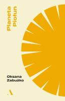 Planeta Piołun. Autor: Oksana Zabużko. SmakLiter.pl Okładka książki Planeta Piołun