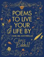 Poems to Live Your Life By. Autor: Chris Riddell. SmakLiter.pl Okładka książki Poems to Live Your Life By